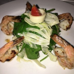 Gluten-free shrimp salad from Zucchero E Pomodori